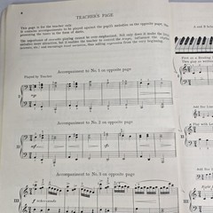 John Thompson Adult Preparatory Piano Book Willis Course Sheet Music 1943 Vtg