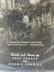 1939 There&rsquo;ll Always Be an England Vintage Sheet Music Anne Hathaway Cottage