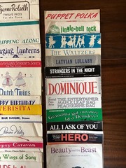 Lot of 33 Pieces Vintage Sheet Music 1900s to 1990s Classical to Disney