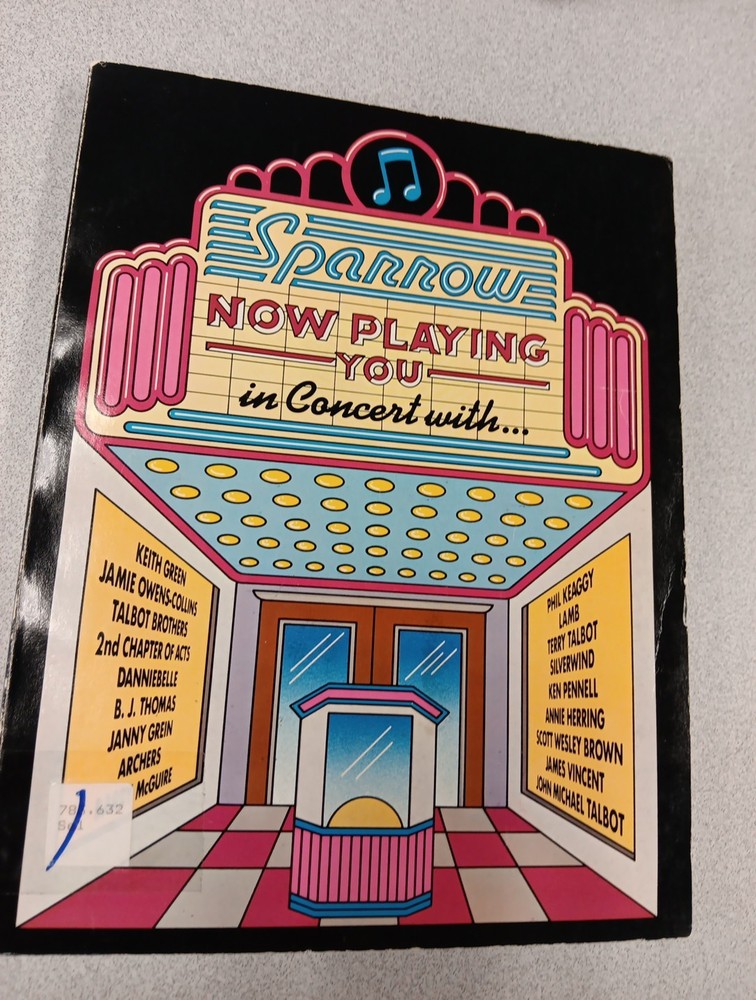Sparrow Now Playing You In Concert Softcover Ex-lib 1982