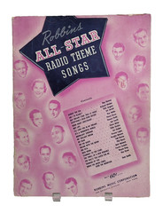 Robbins All Star Radio Theme Songs Sheet Music Song Book Piano Vocals Guitar M11