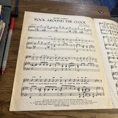 Rock Around the Clock, Bill Hailey and the Comets Sheet Music 1955