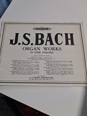 J. S. BACH 12 Book Collection Sheet Music. Organ Works, Orgelbuchlein,…