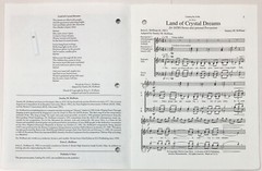 Land of Crystal Dreams SATB Sheet Music w Opt Percussion by Stanley M. Hoffman