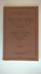 Witmark Choruses Sheet Music Songbook Three-Part Chorus Popular & Religious 1926