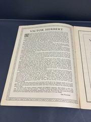 Vintage Victor Herbert Song Album Book II 1938 M. Witmark & Sons Piano Vocal She