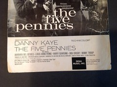 The Five Pennies Sheet Music – 1959