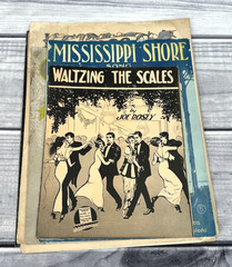 LOT OF 10 ANTIQUE WALTZ SHEET MUSIC DATED 1904 – 1947