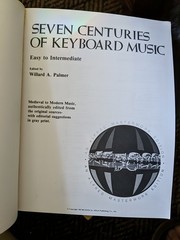 Seven Centuries Of Keyboard Music Palmer Easy To Intermediate Piano Musicbook