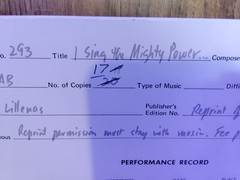 I Sing the Mighty Power of God SAB Choral Sheet Music Skillings Lillenas Rise Re