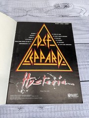 1988 Hal Leonard Def Leppard Hysteria Piano Guitar Sheet Music Book