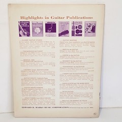 Vintage 1969 The Guitar In Spain Sheet Music Songbook 10+ Songs