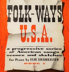 FOLK-WAYS U.S.A. ©1954 sheet music songbook – Theodore Presser Co.