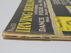 Irving Berlin Universal Dance Folio No 13 For Piano W/ Ukulele Arrangement 1927