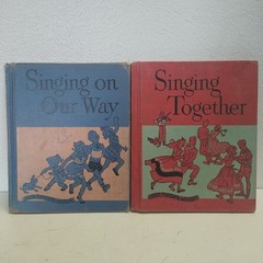 Our Singing World Lot 2 School Children&rsquo;s Sheet Music Song Book 1930