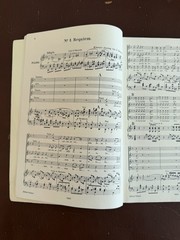 Mozart Requiem KV 626 Vocal Score Edition Peters No. 76 Vintage Sheet Music Book
