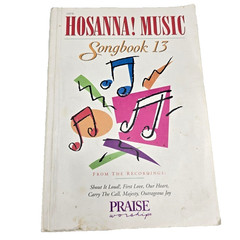 Hosanna Music Songbook 13 Praise Worship Gospel Hosanna! 1999 Christian Hymn