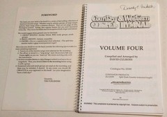 Country & Western Gospel Hymnal Volume Four 4 Spiral-bound Culross Note Book VTG