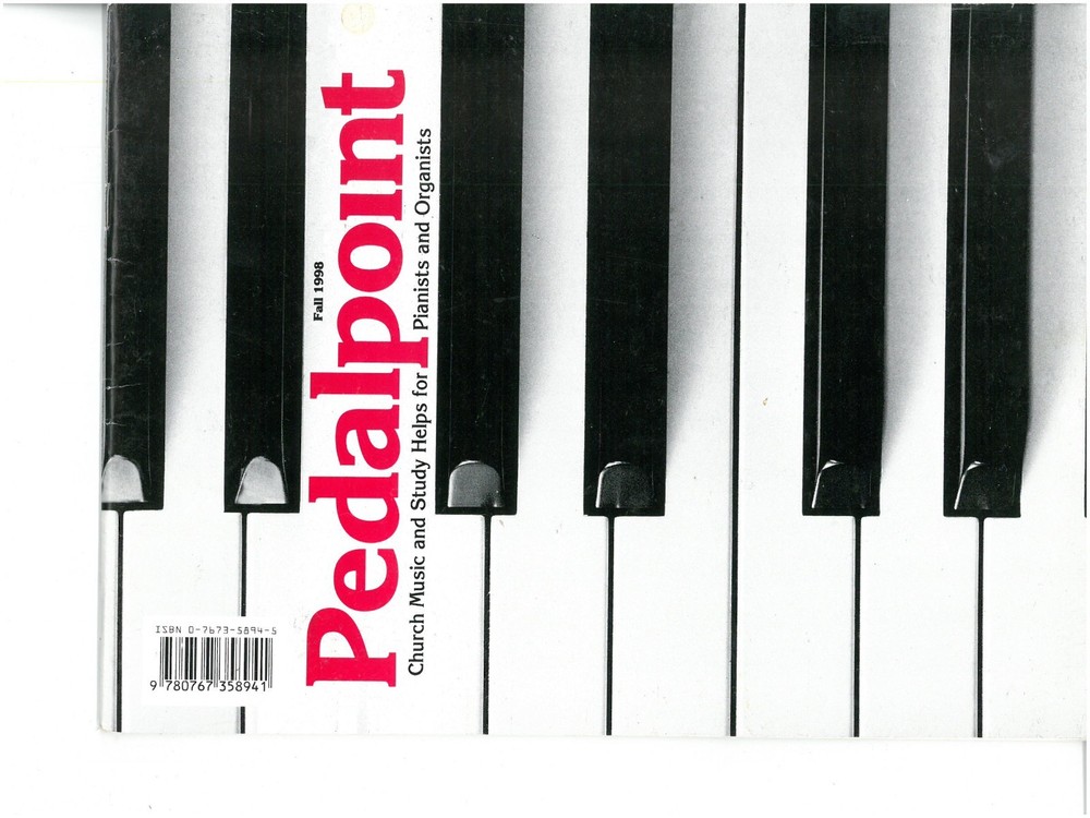 Pedalpoint Fall 1998 Volume 18, Number 1