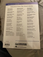 The Songs Of Richard Rodgers *songbook *sheet music *High vocals *vocal library