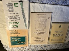 Clarinet and Piano Performance Music for Intermediate Clarinet Book . Set Of 4