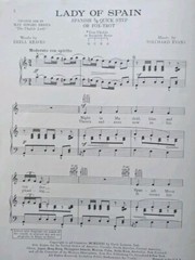 Lady Of Spain Sheet Music 1931 Erell Reaves Featured By Rudy Vallee