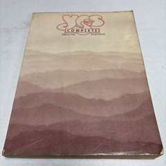 Yes, Complete, Deluxe Edition Songbook 1975 Warner Bros Fair Condition