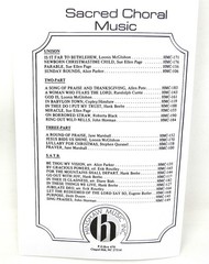 Keep Your Lamps Sacred Sheet Music 1982 Piano Conga Drums Clean SATB US Seller