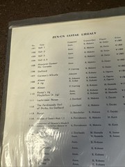 Almaines Of Queens Mask Makuta Zen-on Classical Guitar Sheet Music 1967 W Record