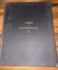 1875 German Piano Instruction Book Lebert Klavierschule II
