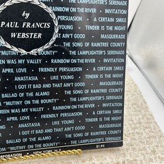 Award Winning Songs Paul Francis Webster Sheet Music Book Robbins Music 1967
