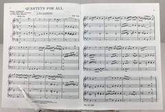 Quartets For All Piano Conductor Sheet Music Book By Albert Stoutamire Belwin