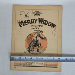 The Merry Widow Waltz for Piano Franz Lehar Sheet Music 1908 Century Music