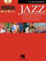 Essential Elements Jazz Play-Along Standards Bb Eb C Sheet Music Book CD Pack