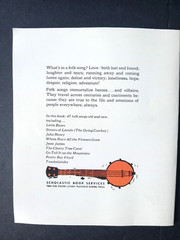 Vintage 1967 Folksong Festival Music Book for Piano & Guitar 47 Songs Softcover