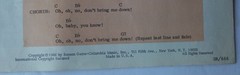 Vintage Animals 1966 – Don’t Bring Me Down – Sheet Music – English Blues Rock