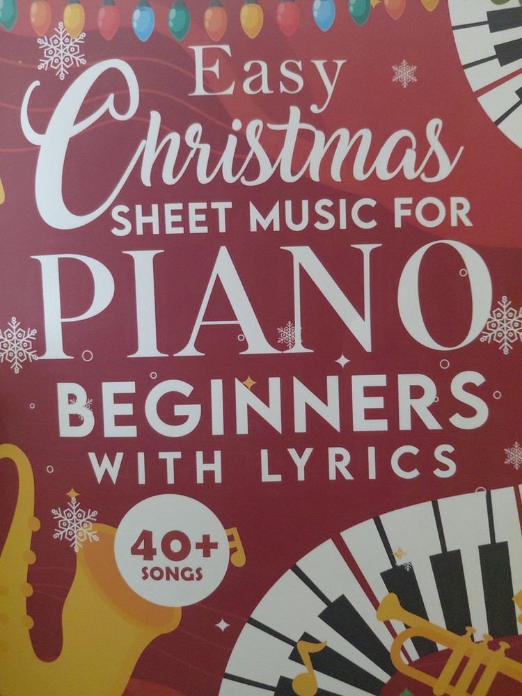 Easy Christmas Sheet Music for Piano beginners with lyrics