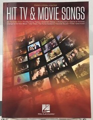 Hal Leonard Hit TV and Movie Songs Piano Vocal Guitar Songbook Sheet Music