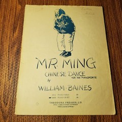Mr. Ming Chinese Dance Sheet Music William Baines Theodore Presser