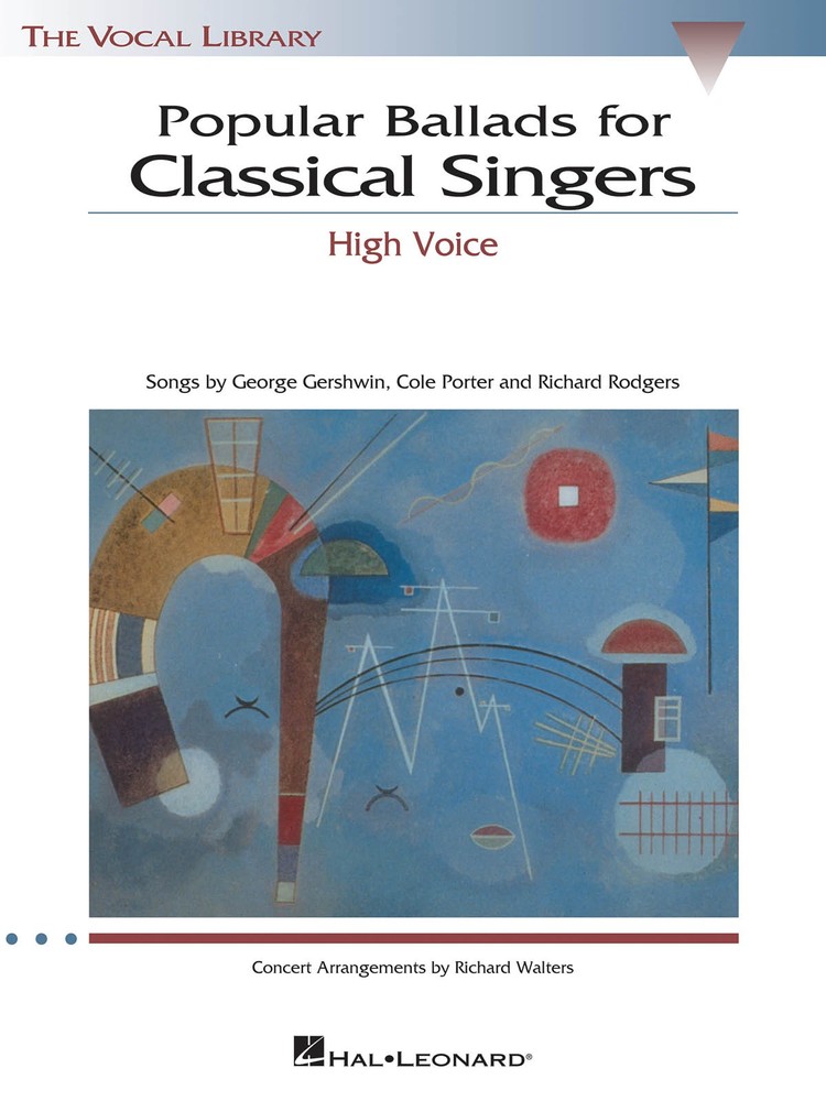 Popular Ballads Classical Singers High Voice with Piano Sheet Music Song Book