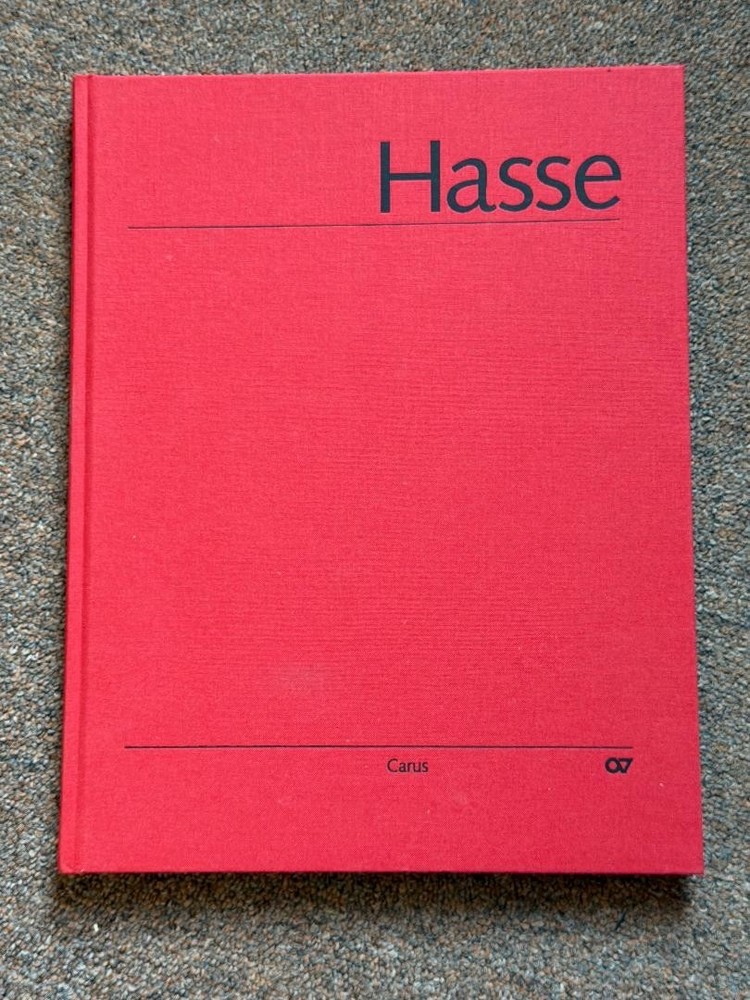 **NEW** Johann Adolf Hasse – Requiem in B & Requiem in C – HARDCOVER FULL SCORE