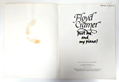 Floyd Cramer Just Me and My Piano! Songbook Piano Solos 1990