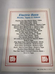 2- Mel Bay Guitar Instruction Books- Fun W/Guitar, Electric Bass Guitar 2