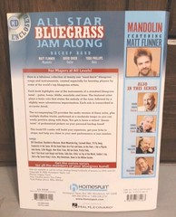 All Star Bluegrass Jam Along Sheet Music For Mandolin Book and CD