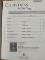 Alfred Music Christmas for Solo Singers Holiday Song Book Medium High Voice