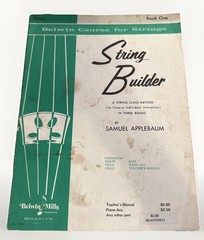 Vtg 1960 Belwin String Builder Book 1 Samuel Applebaum Violin Viola Cello Bass