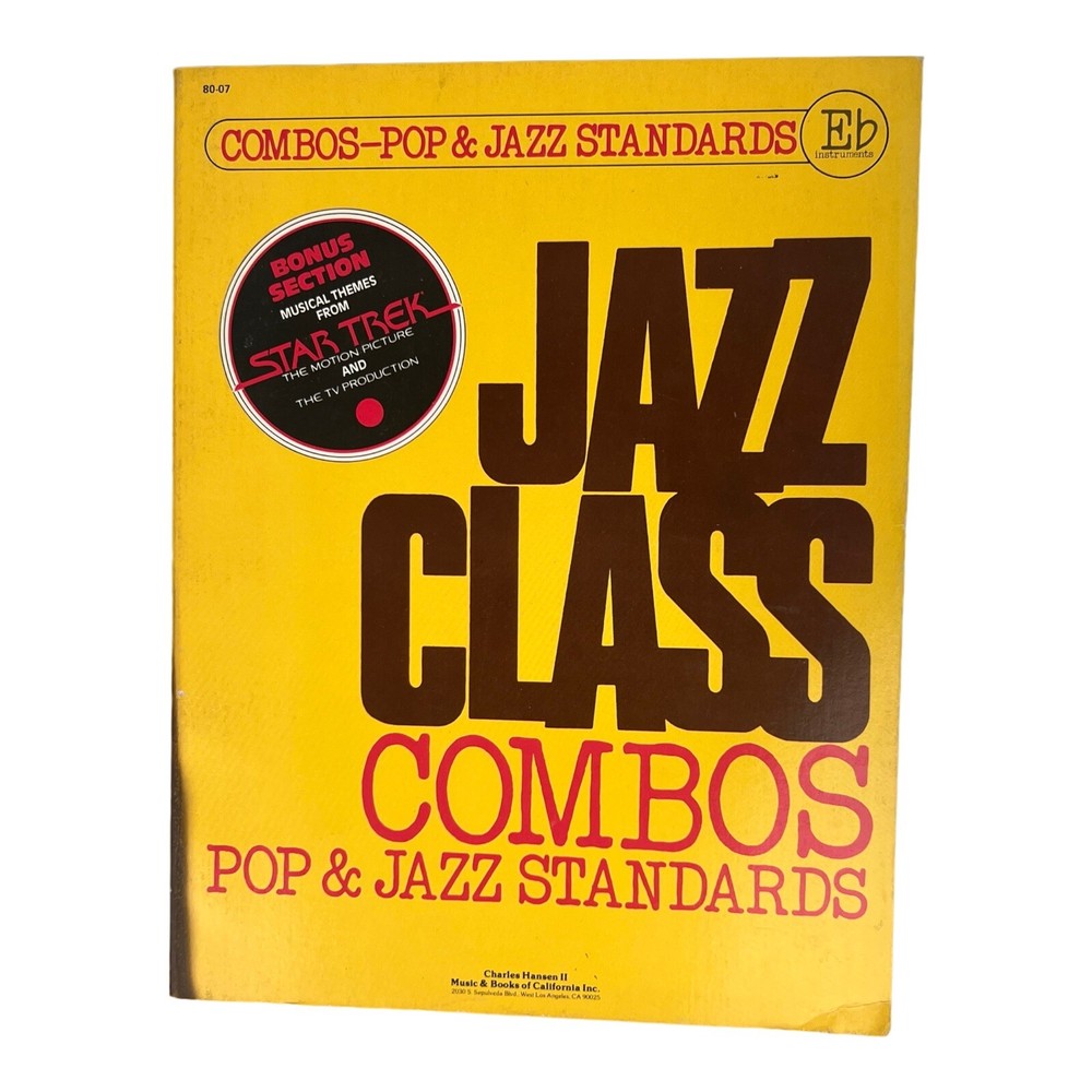 Jazz Class Combos and Pop Jazz Standards Star Trek Bonus-126 Pages
