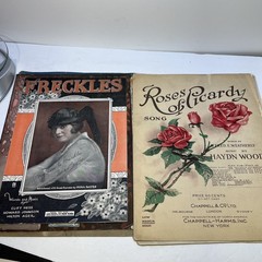 Sheet Music 1916-1920 Lot Of 9 With Bonus 1908 Italian/english Songbook