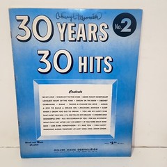Vintage 1953 30 Years 30 Hits Sheet Music Song Book No 2