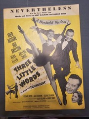Nevertheless – sheet music – 1950 movie Three Little Words – Fred Astaire